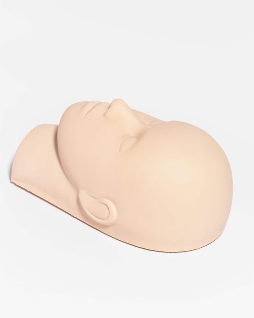 Side view of Mannequin Head for lash extensions