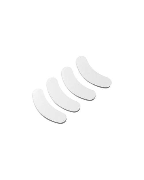 Bright White Eye Pads With Gel for Eyelash Extensions Artists