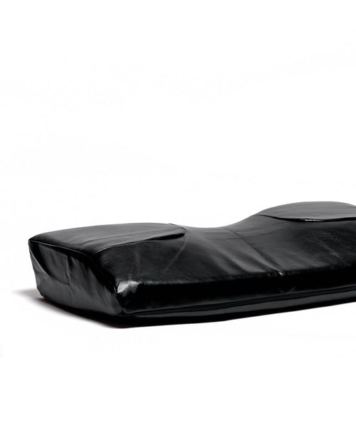 Ergonomic Lash Extensions Pillow with a Faux Leather Cover