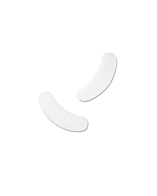 A pair of Gel Free Eye Pads against a white background for lash extensions