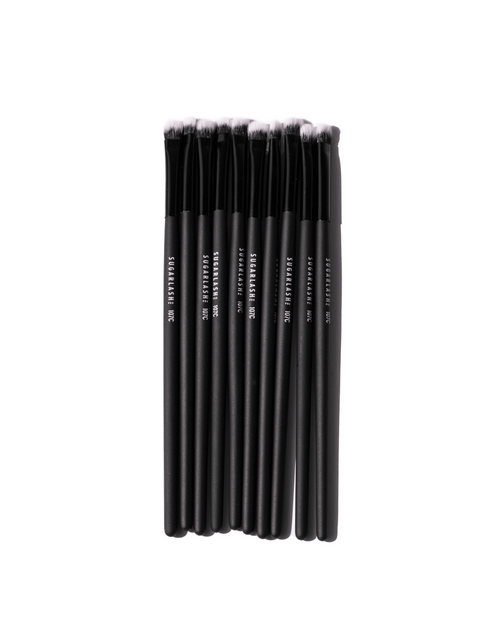 Retail pack of lash cleansing brushes.