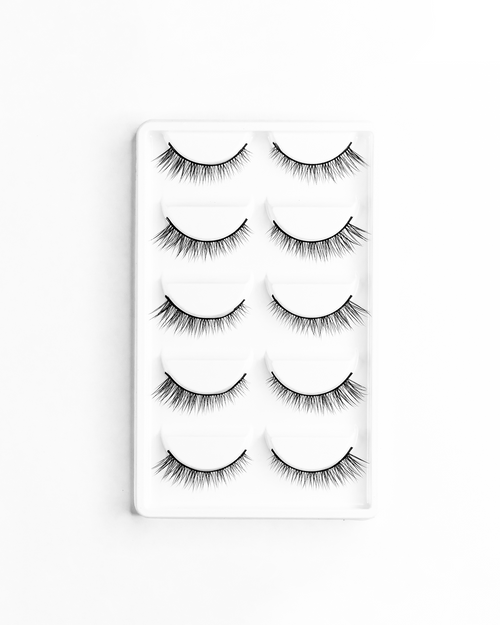 Open tray of Practice Lashes for eyelash extensions.