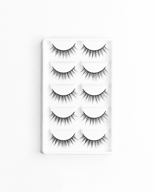 Open tray of Practice Lashes for eyelash extensions.